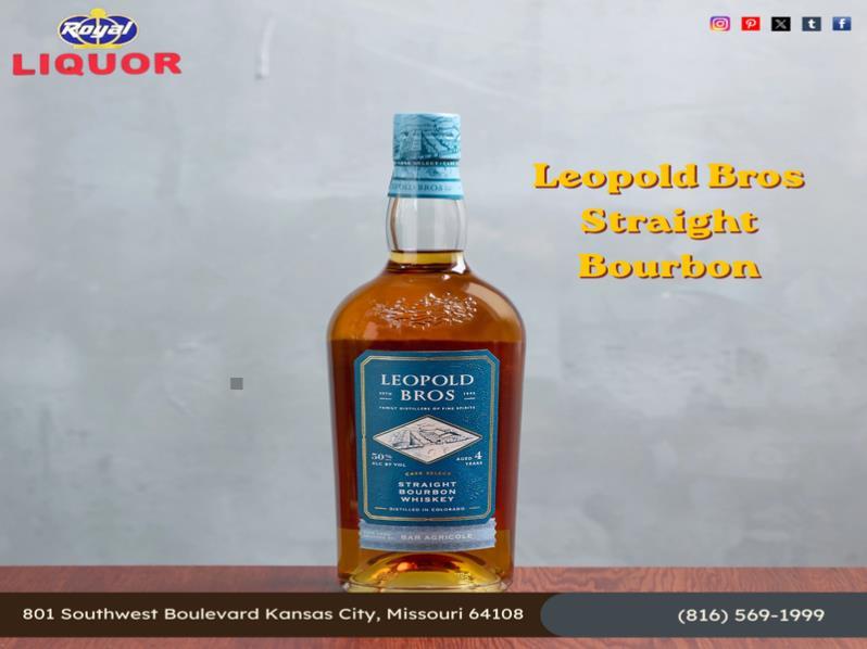 Leopold Bros Straight Bourbon